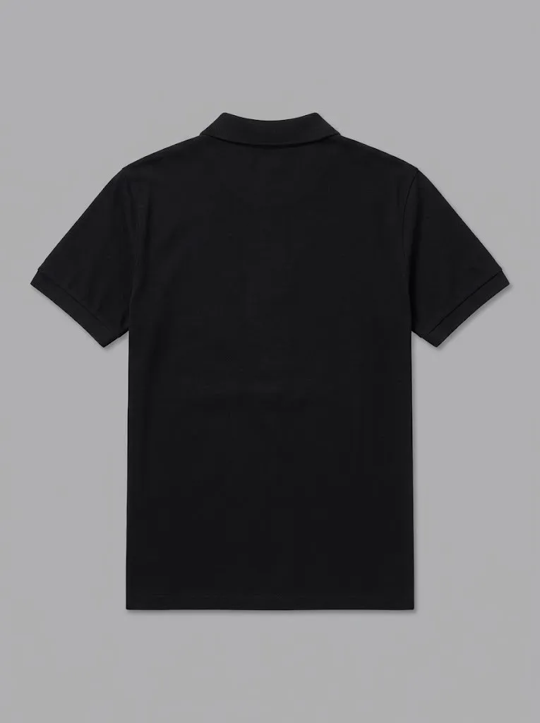 Springfield polo negro colección r[eco]nsider, trasera